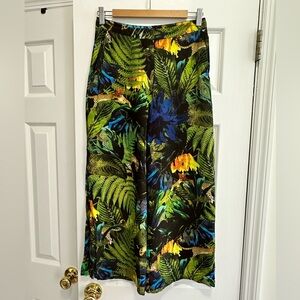 Jungle pattern culottes